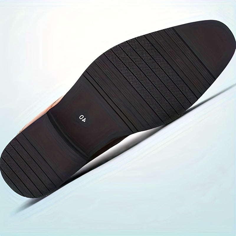 Men's Stone Textured Monk Shoes - Fashion And Elegance