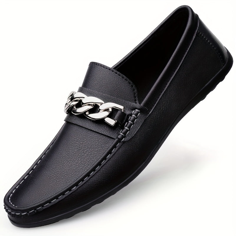Men's Moc Toe Loafer Shoes, Driving Shoes, Comfy Non-slip Slip On Shoes, Men's Footwear, Spring And Summer