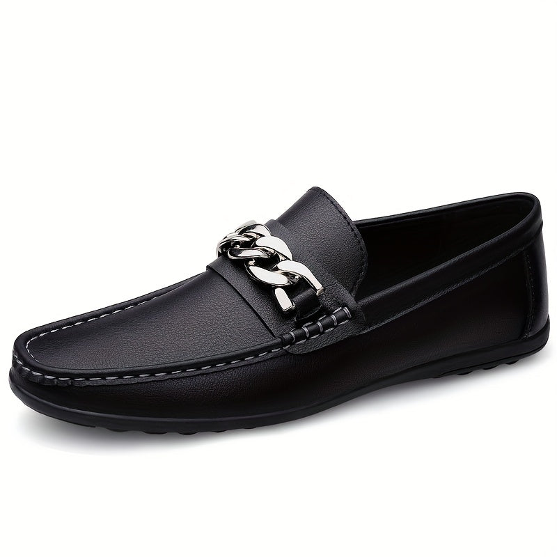 Men's Moc Toe Loafer Shoes, Driving Shoes, Comfy Non-slip Slip On Shoes, Men's Footwear, Spring And Summer