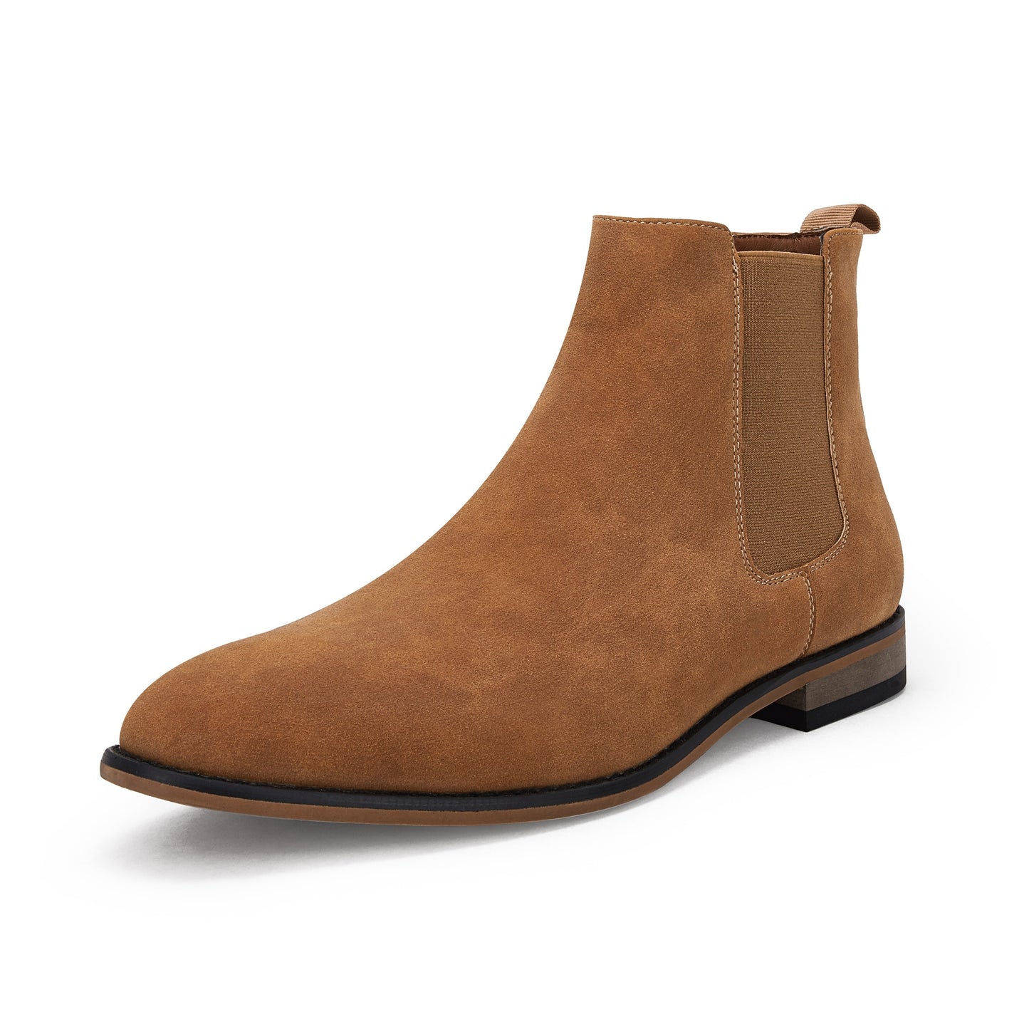 Men's Solid Chelsea Boots, Casual Walking Shoes, Preppy Style Aesthetic