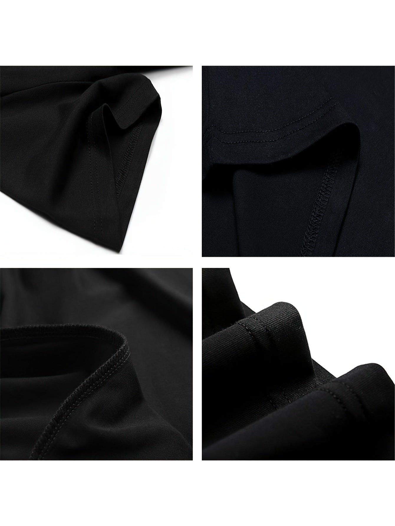 1pc Men'S Cotton T-Shirt with Bold Leaf Print - Black Casual Short Sleeve Tee, Regular Fit, Stretch Fabric, Comfortable for Casual Attire, All-Season Wear, Everyday Tshirt | Bold Graphic Tee | Cotton Tshirt