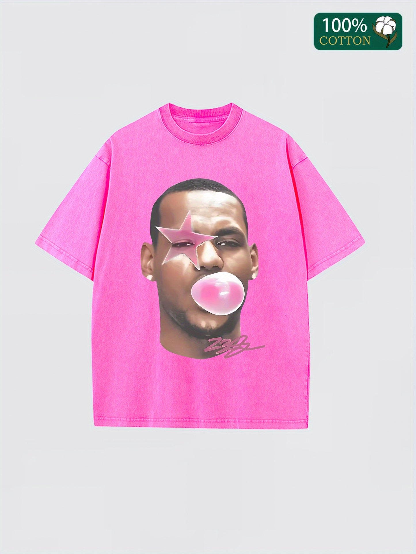 Le BubbleGum Vintage Goat Basketball Tee Casual Cotton Menswear Retro Shirt T-Shirt Top Graphic Underwear Tshirt Streetwear Shortsleeve