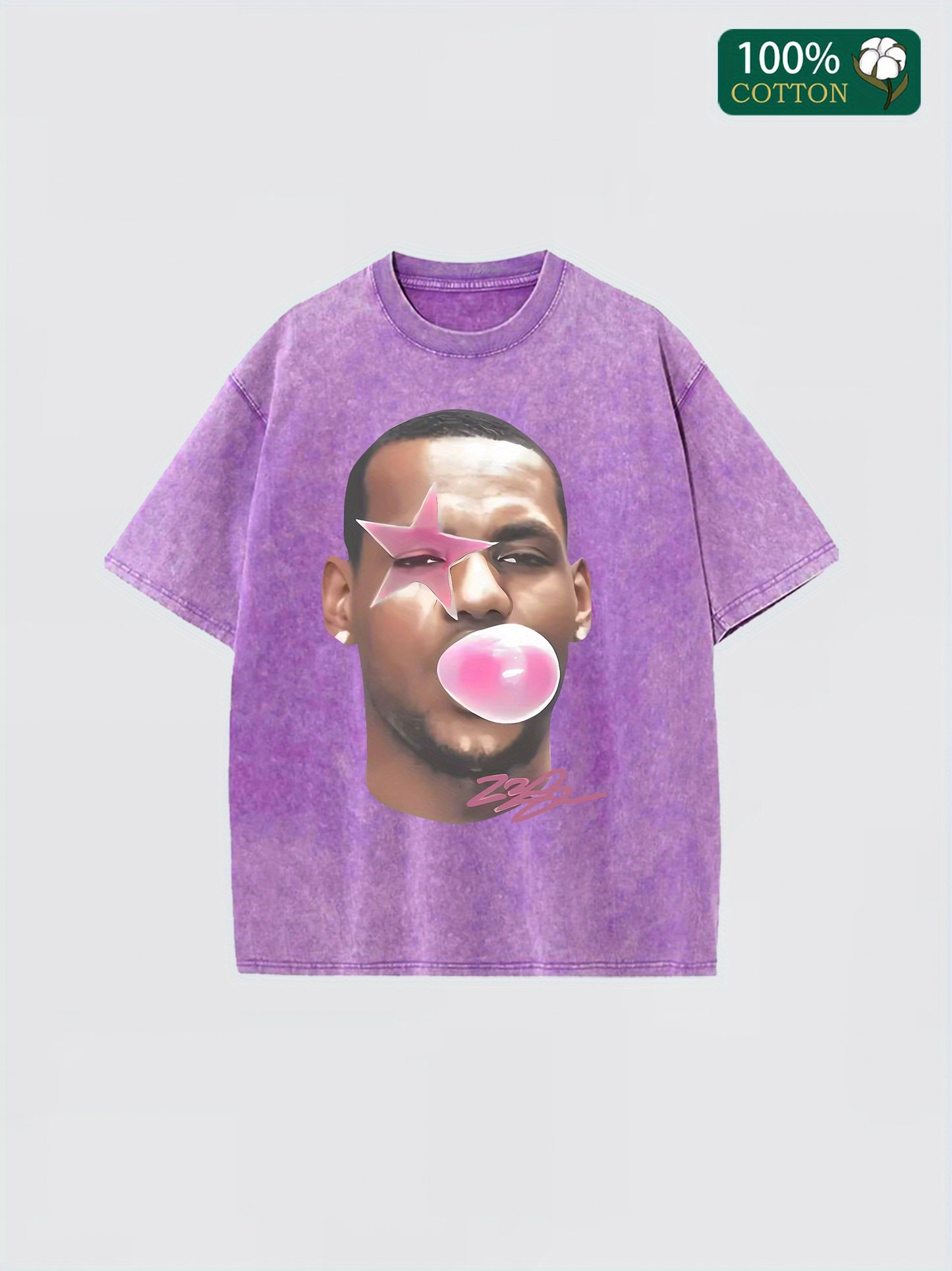 Le BubbleGum Vintage Goat Basketball Tee Casual Cotton Menswear Retro Shirt T-Shirt Top Graphic Underwear Tshirt Streetwear Shortsleeve