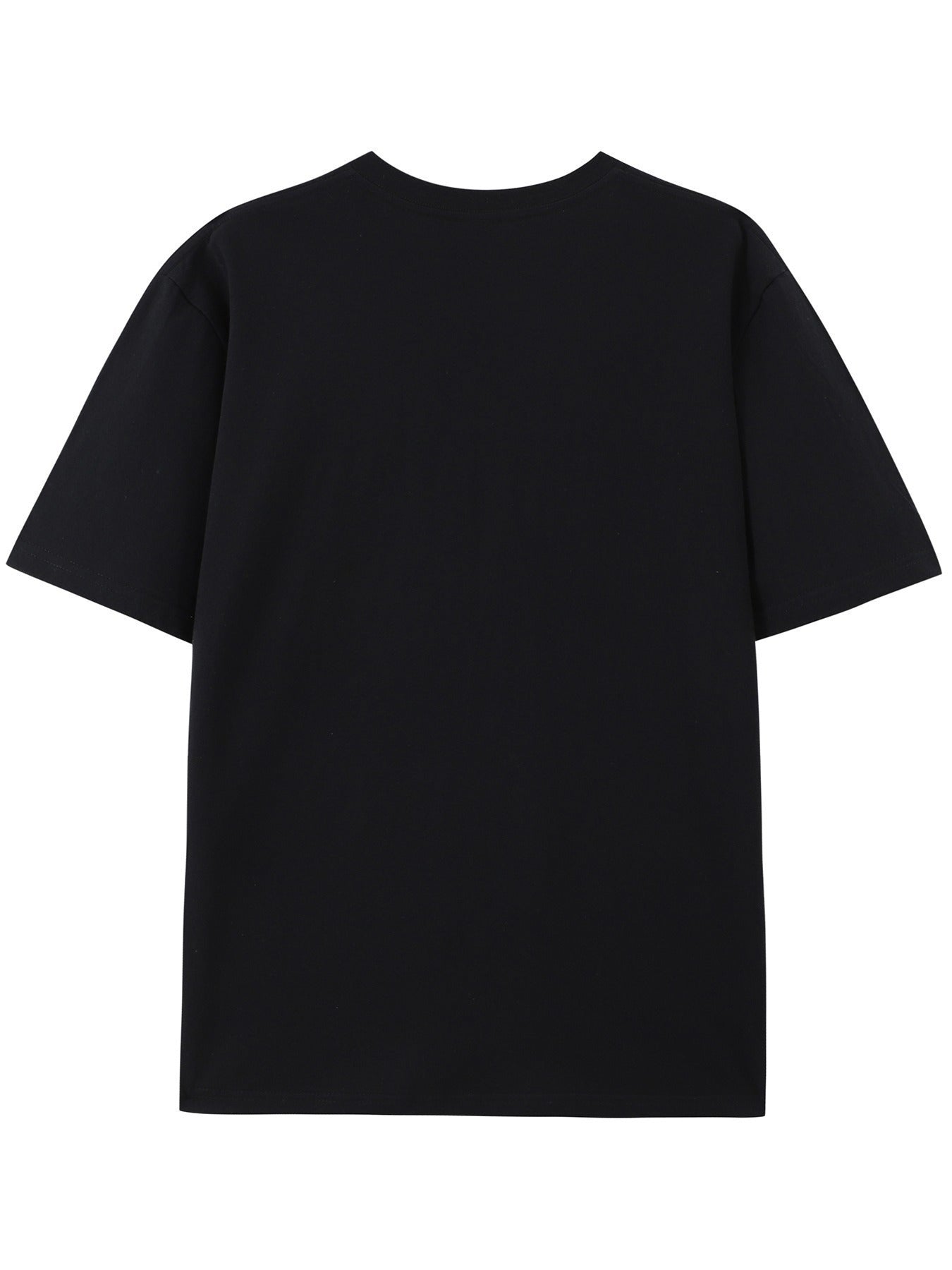 Men's Gothic Graphic Tees Skull Print Drop Shoulder Short Sleeve Y2K Streetwear Tshirt Top