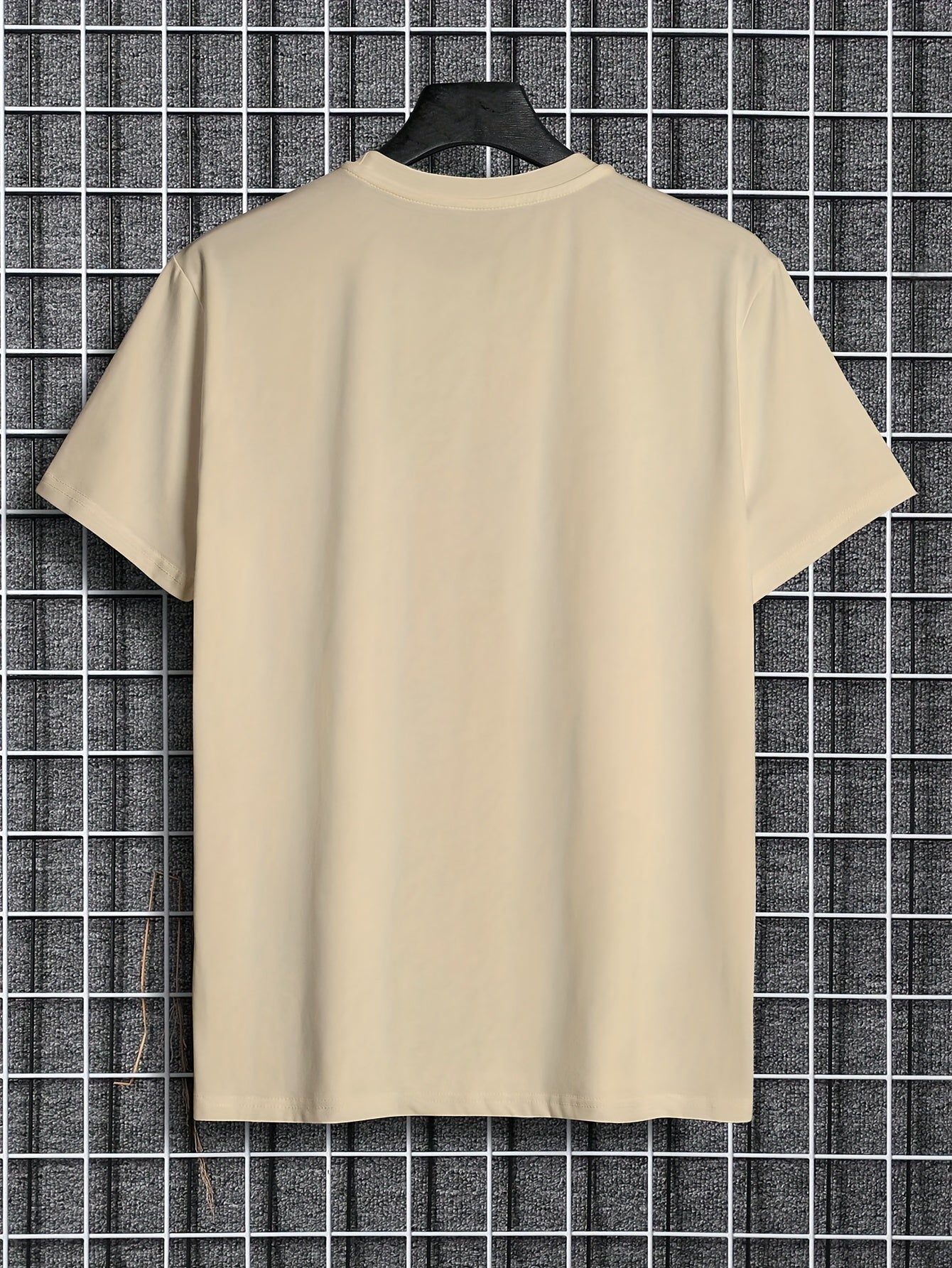 Boys' 1976 Brooklyn NY Graphic T-Shirt - Casual Crew Neck, Short Sleeve, Light Gray with Black Print, Polyester Blend, Spring/Summer Tee for Teens, Summer Tshirt | Trendy Youth Fashion | Stretch Knit Fabric