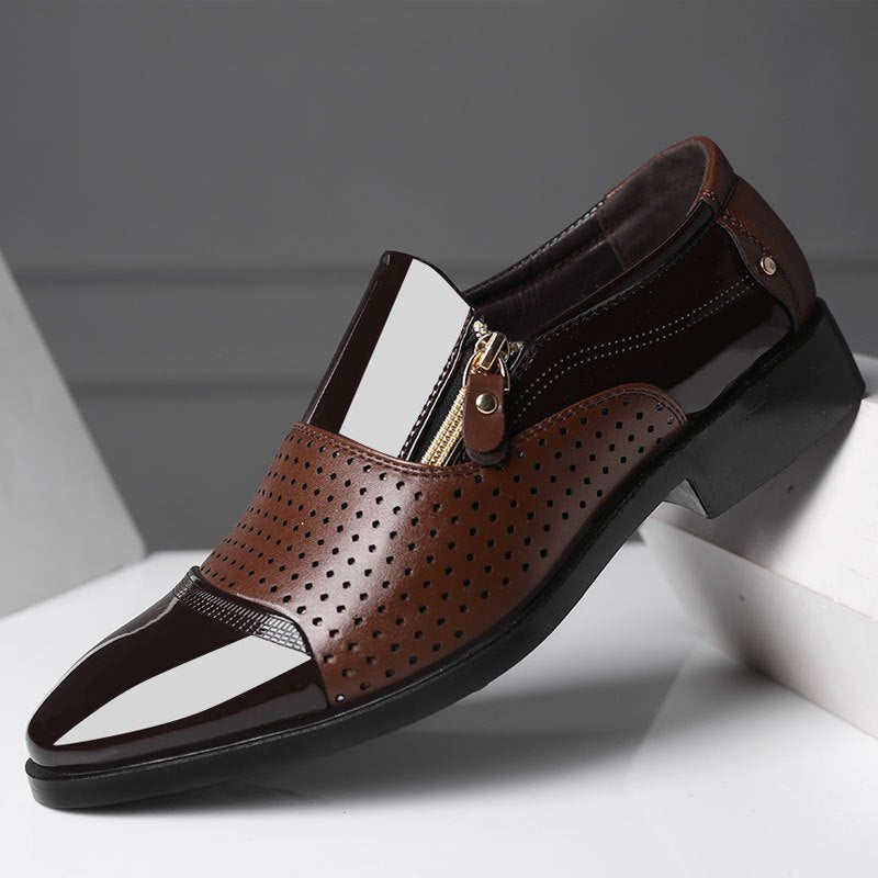 New Men's Dress Shoes, Elegant Pointed Toe Fashion Loafers, Slip-On Men's Gift, Comfortable Office Dress Shoes, Men's Black Shoes