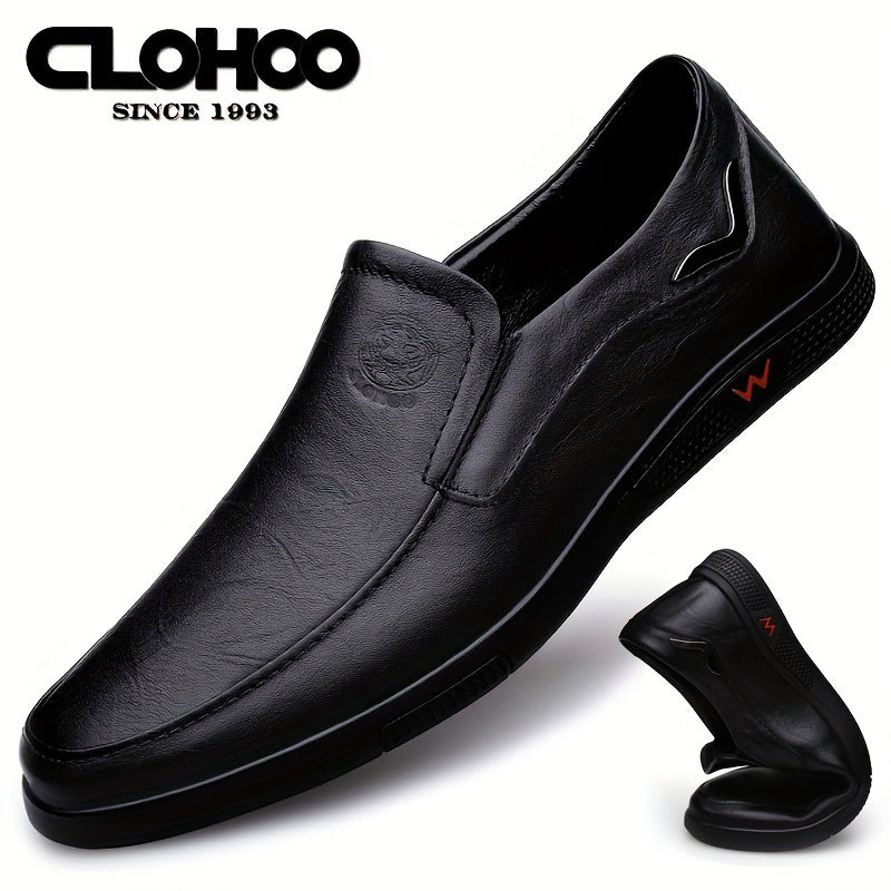 CLOHOO Men's Anti-Slip Fashion Slip-On Casual Shoes