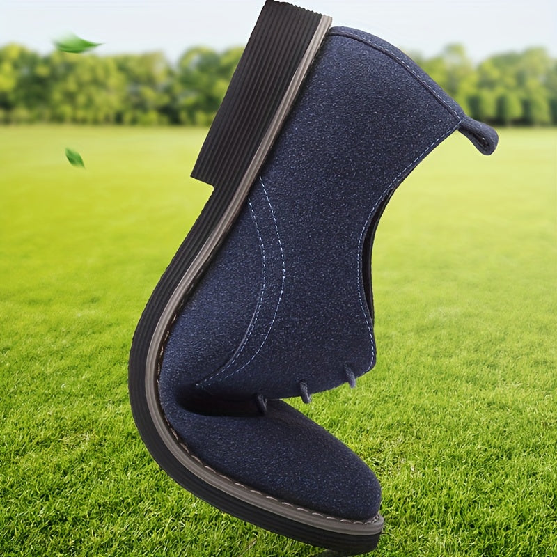 Men's Versatile Business Casual Shoes - Sleek Low-Top Design, Lace-Up, Durable Rubber Sole for All Seasons