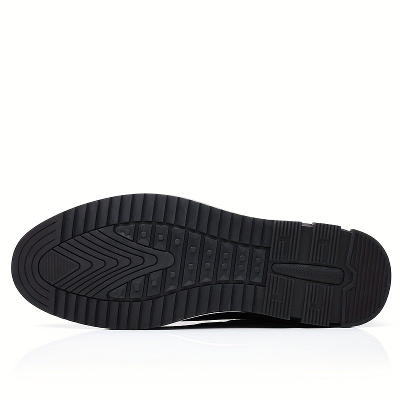 COMFIDAILY Men's Lace-Up Formal & Casual Shoes - Cushioned Insole, Non-Slip Rubber Sole - Minimalist Black Dress Shoes for Office, Events, Travel - Everyday & Special Occasion Footwear, Shoes for Wedding, Event Footwear, Slee