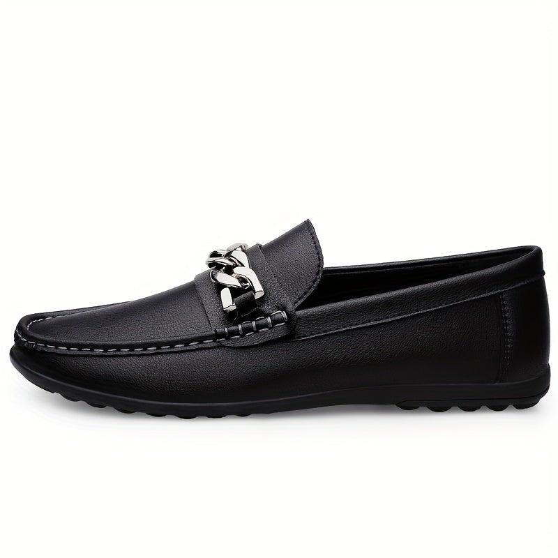 Men's Moc Toe Loafer Shoes, Driving Shoes, Comfy Non-slip Slip On Shoes, Men's Footwear, Spring And Summer