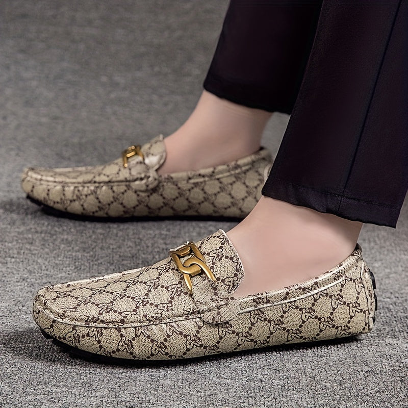 Men's Casual Bit Loafers, Breathable Lightweight Slip On Shoes For Outdoor Walking Driving Night Clubs Party, Spring Summer And Autumn