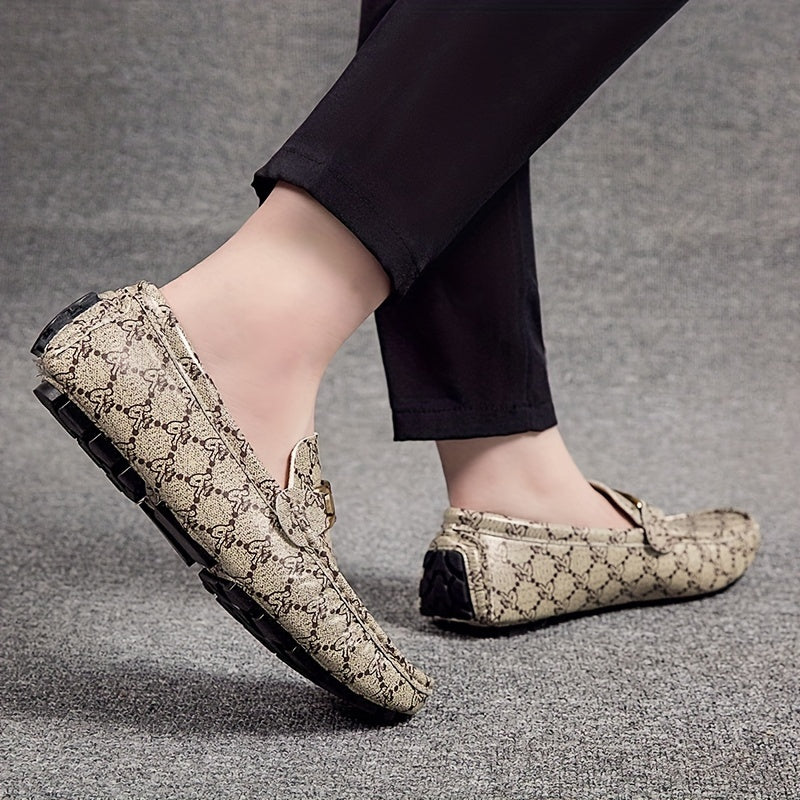 Men's Casual Bit Loafers, Breathable Lightweight Slip On Shoes For Outdoor Walking Driving Night Clubs Party, Spring Summer And Autumn