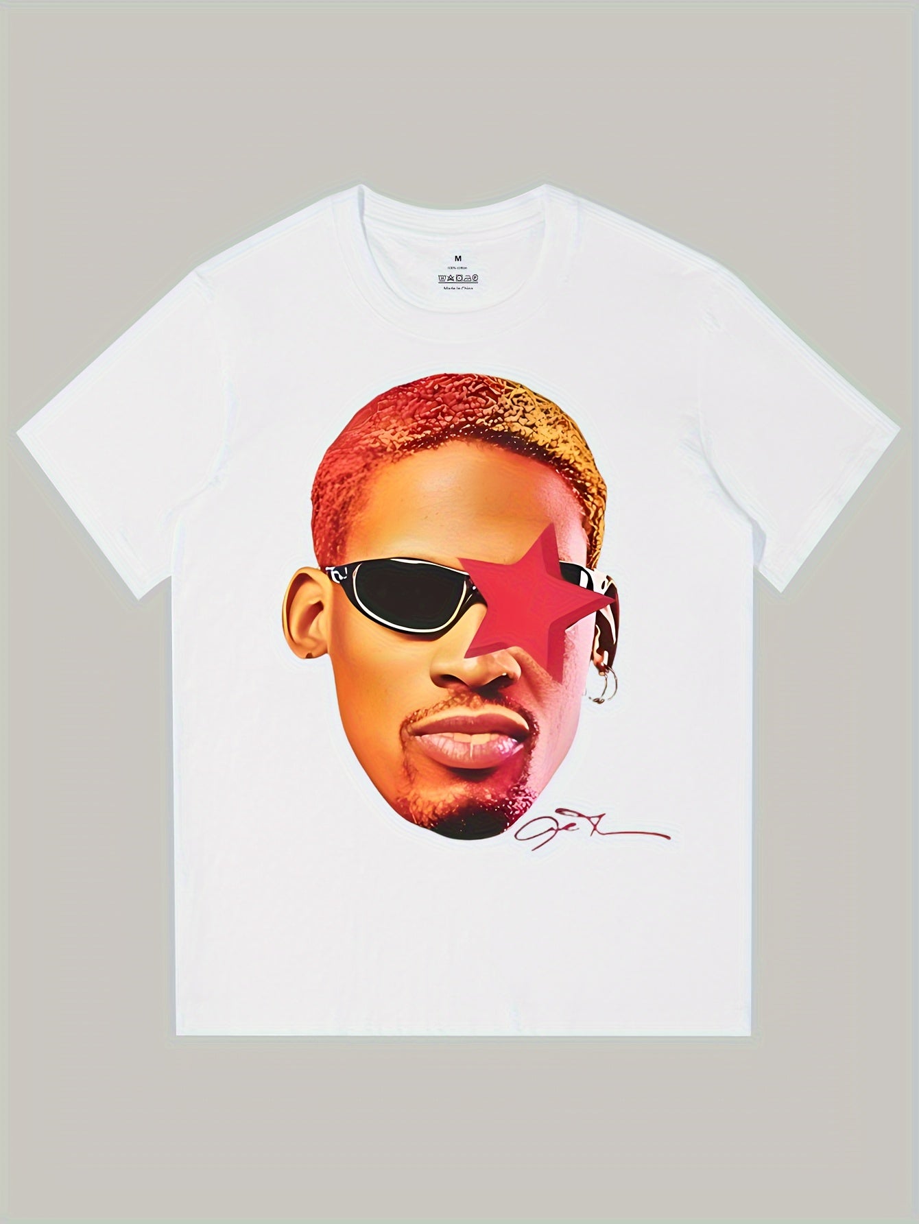 Cotton Tee Basketball Sreetwear 90s Styled Shirt Hiphop Vibes Y2K Aesthetic Throwback Classic Sports Fan Fashion Jordan Casual Menswear Retro Top Comfy Day Smooth Tshirt