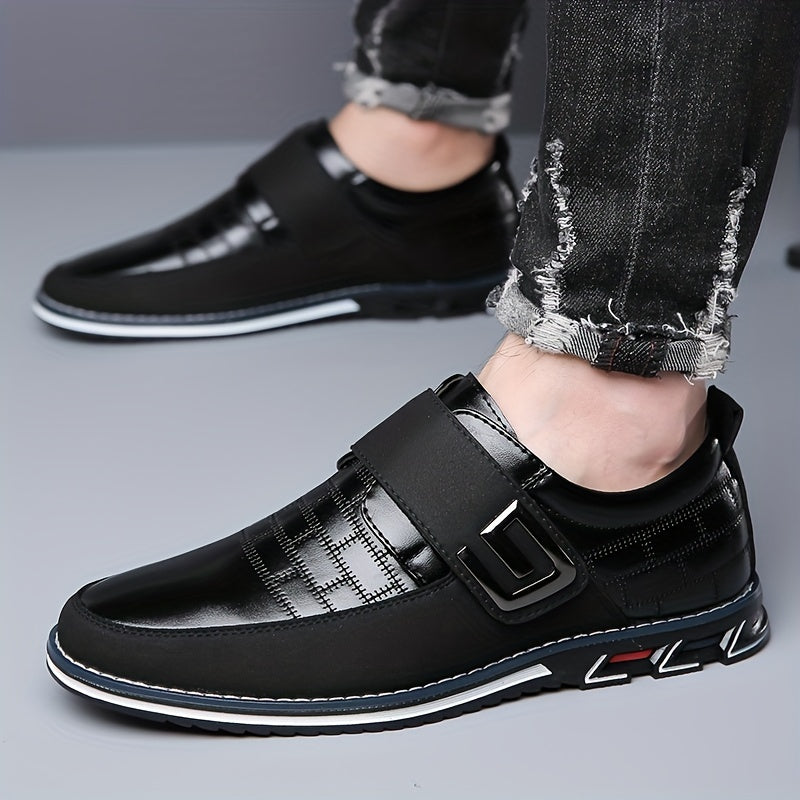 COMFIDAILY Men's Lace-Up Formal & Casual Shoes - Cushioned Insole, Non-Slip Rubber Sole - Minimalist Black Dress Shoes for Office, Events, Travel - Everyday & Special Occasion Footwear, Shoes for Wedding, Event Footwear, Slee