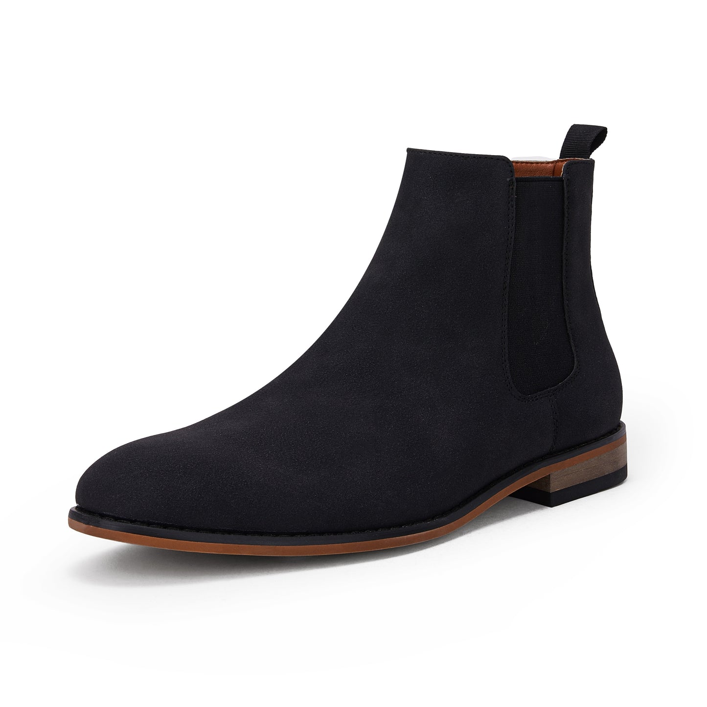 Men's Solid Chelsea Boots, Casual Walking Shoes, Preppy Style Aesthetic