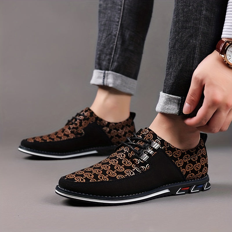 Soft-soled versatile breathable Men's shoes, fashionable round-head comfortable sports shoes for casual wear