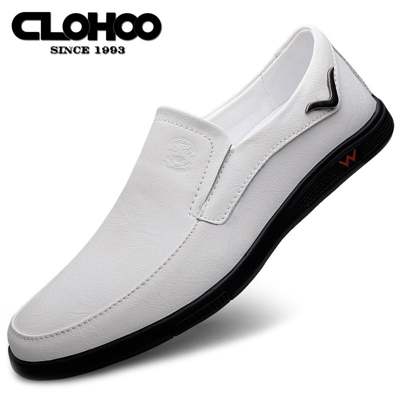 CLOHOO Men's Anti-Slip Fashion Slip-On Casual Shoes