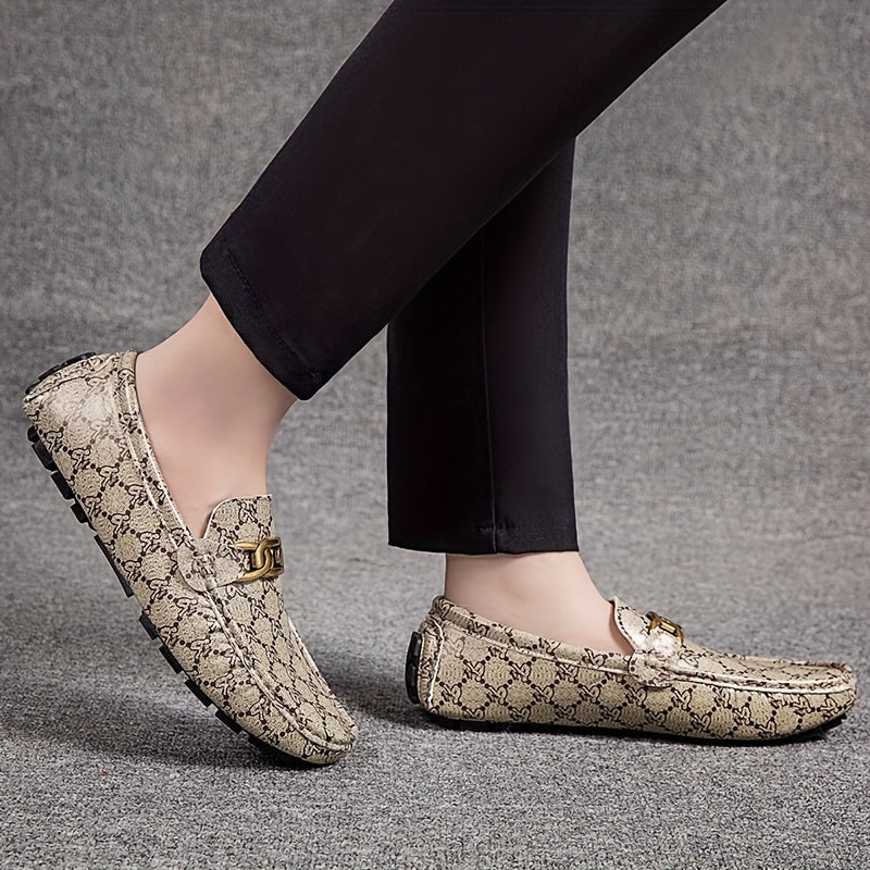 Men's Casual Bit Loafers, Breathable Lightweight Slip On Shoes For Outdoor Walking Driving Night Clubs Party, Spring Summer And Autumn