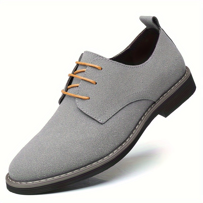 Men's Versatile Business Casual Shoes - Sleek Low-Top Design, Lace-Up, Durable Rubber Sole for All Seasons