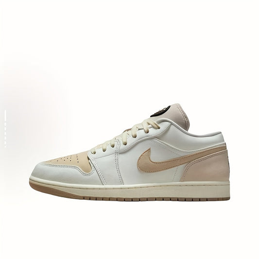 Jordan Air Jordan 1 Low Dongdan Men's Low - top Retro Basketball Shoes. Soft and comfortable, with excellent slip - resistance and wear - resistance. In white and brown colorway, Style Code: IB8855 - 121