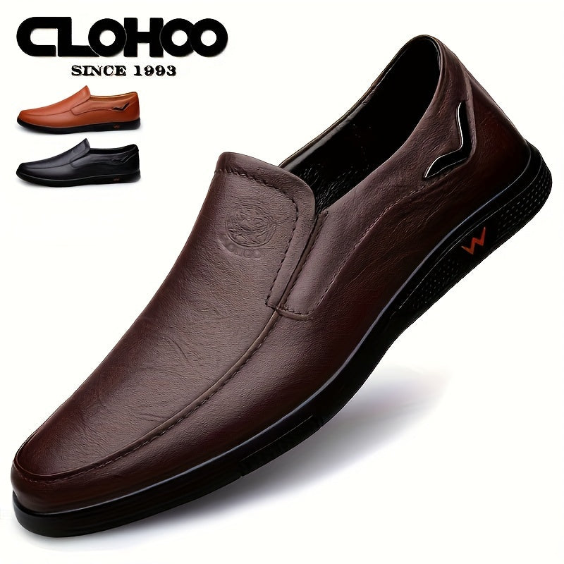 CLOHOO Men's Anti-Slip Fashion Slip-On Casual Shoes