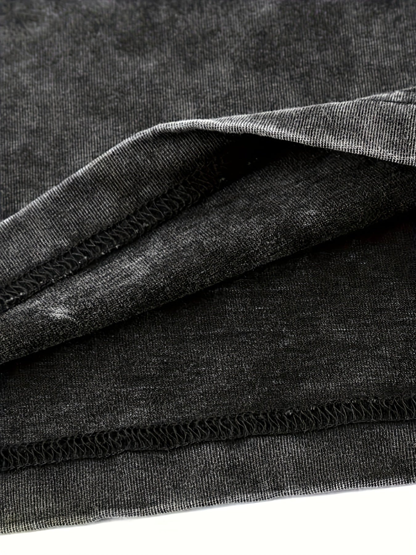 Men Harajuku Black Washed T-Shirt Hip Hop Streetwear Anime Print Graphic T Shirt Cotton Casual Tshirt Summer Short Sleeve Tee