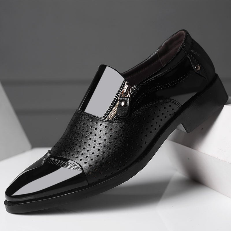 New Men's Dress Shoes, Elegant Pointed Toe Fashion Loafers, Slip-On Men's Gift, Comfortable Office Dress Shoes, Men's Black Shoes