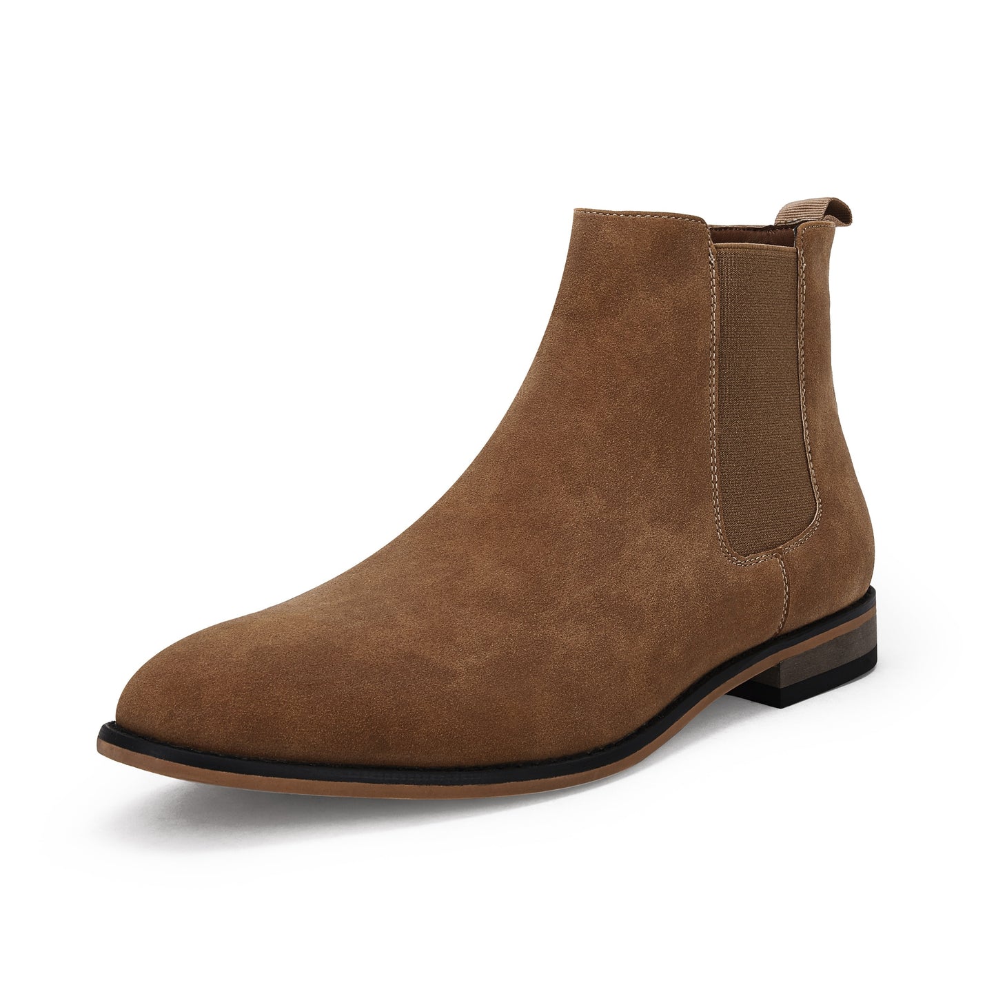 Men's Solid Chelsea Boots, Casual Walking Shoes, Preppy Style Aesthetic