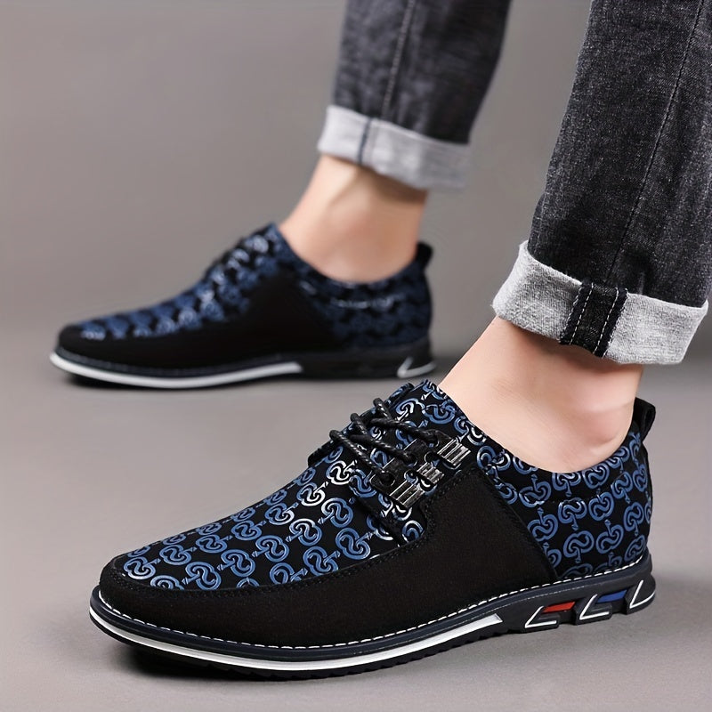 Soft-soled versatile breathable Men's shoes, fashionable round-head comfortable sports shoes for casual wear