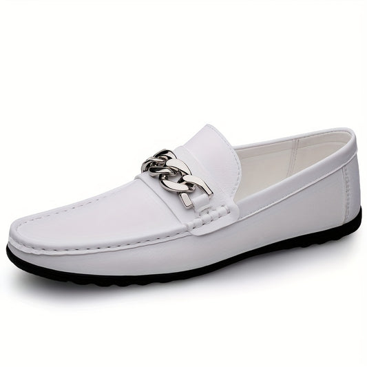 Men's Moc Toe Loafer Shoes, Driving Shoes, Comfy Non-slip Slip On Shoes, Men's Footwear, Spring And Summer