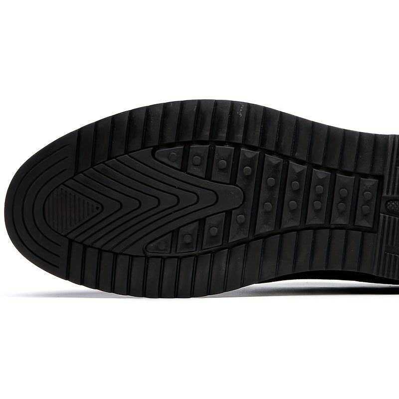 Men's Square Embroidery Business Casual Shoes