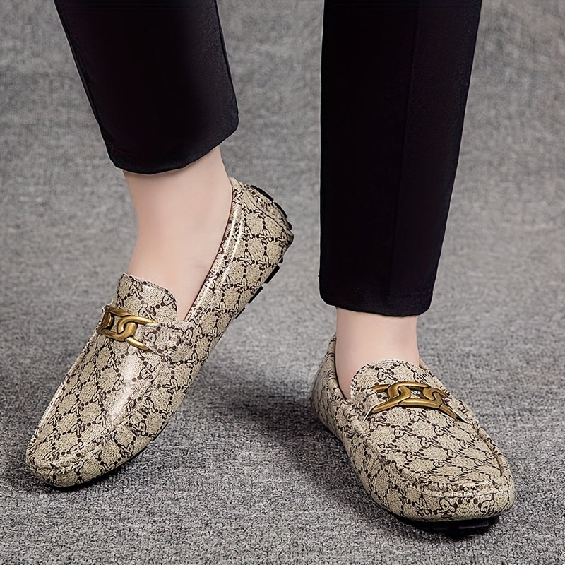 Men's Casual Bit Loafers, Breathable Lightweight Slip On Shoes For Outdoor Walking Driving Night Clubs Party, Spring Summer And Autumn