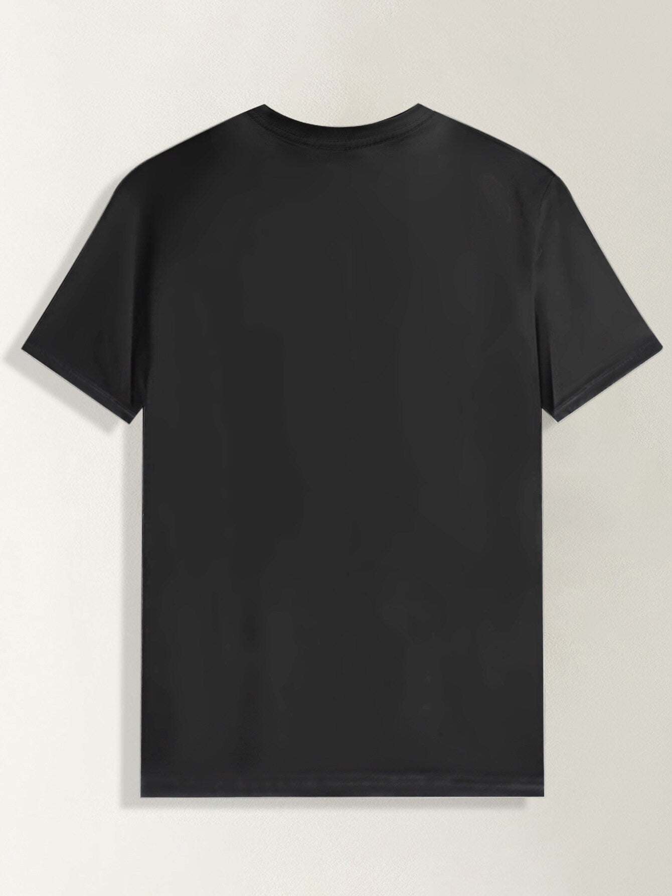 Men's Summer Casual Black T-Shirt with "PSYCHO BEAST" Wolf Graphic - Round Neck, Polyester, Machine Washable, Stylish Animal Print Tee, Everyday Tshirt|Stylish Round Neck|Polyester Shirt